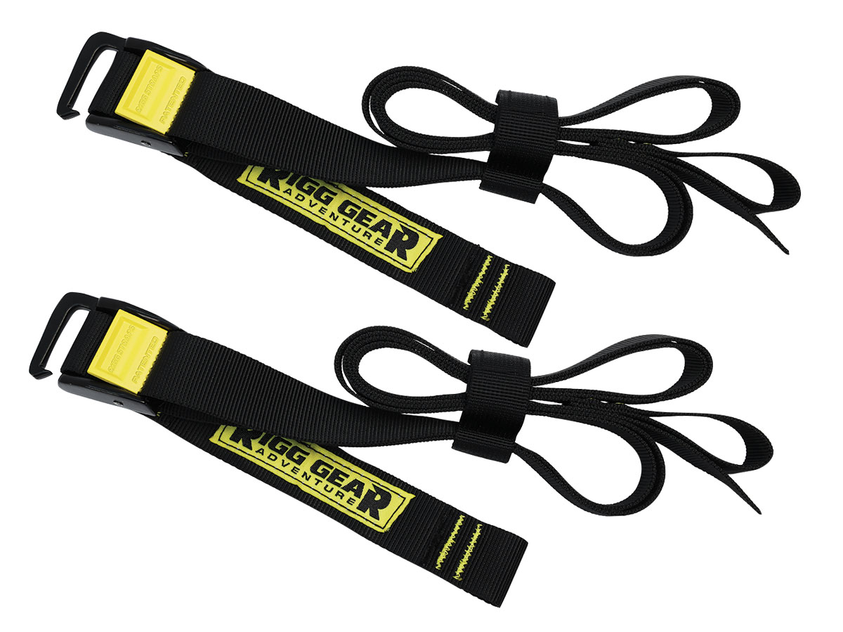 Photo showing pair of Rigg Straps on white background